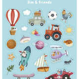 Little Dutch Stickers `Jim & Friends ́