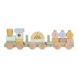 Little Dutch Wooden Block Train ´Safari Friends´ FSC