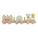 Little Dutch Wooden Block Train ´Safari Friends´ FSC