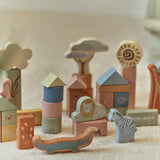 Little Dutch Wooden Building Blocks `Safari
Friends´ FSC
